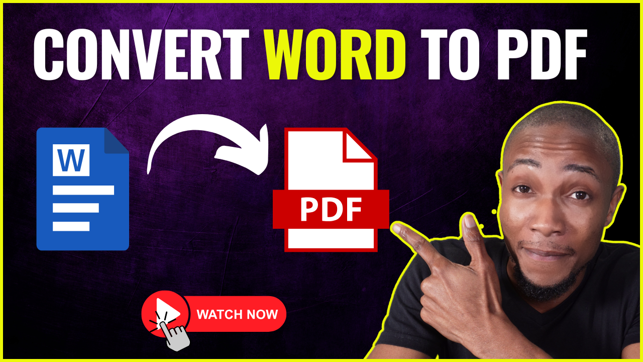 convert word to pdf