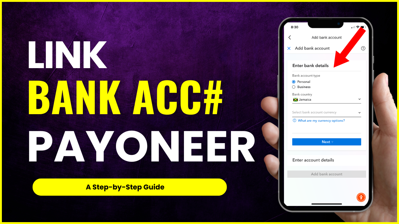 How to Add Bank Account to Payoneer